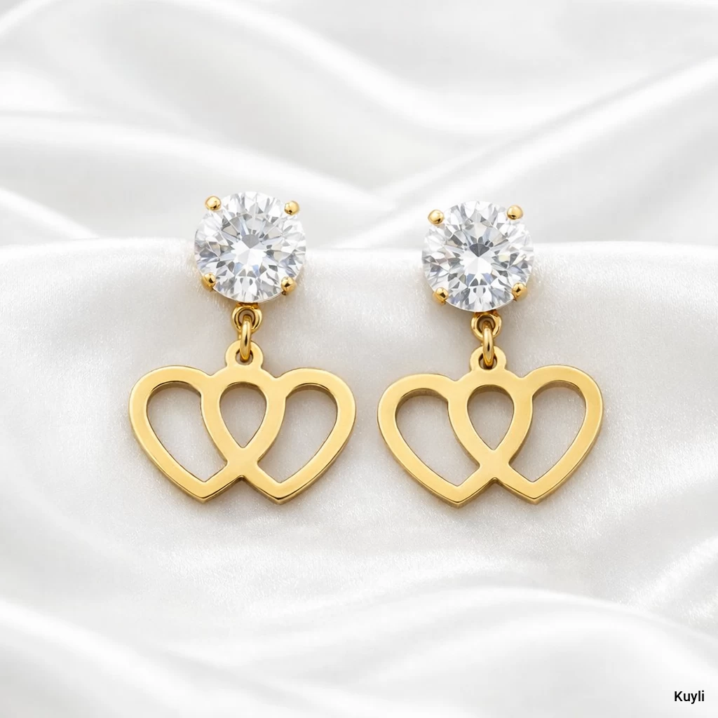Interlocking Heart Stud