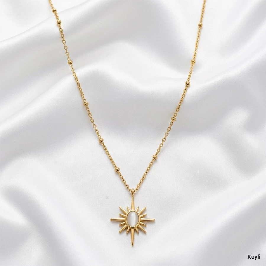 White Sunshine Pendant